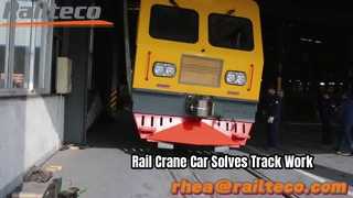 Rail Crane Car for Track Maintenance